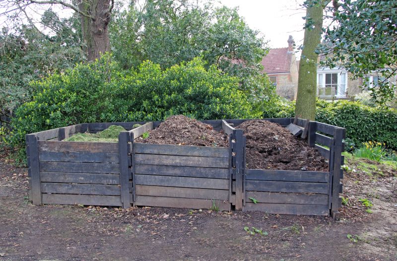 Loaded Compost Bins